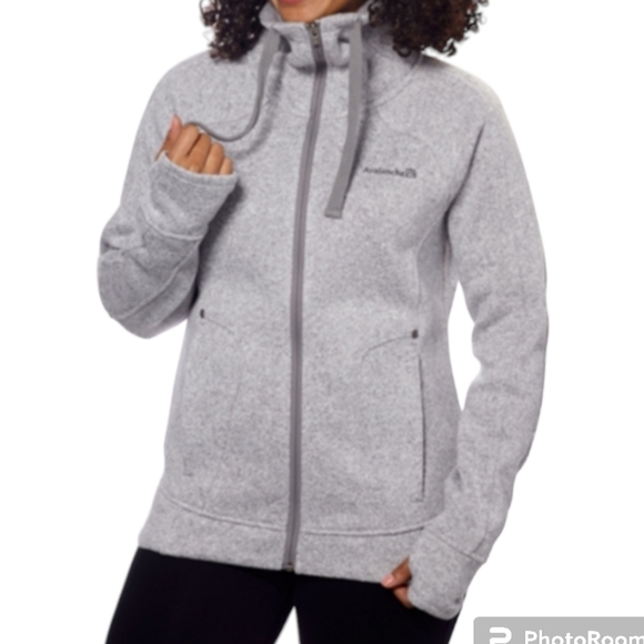 AVALANCHE blue green full zip front fleece jacket - Picture 3 of 13